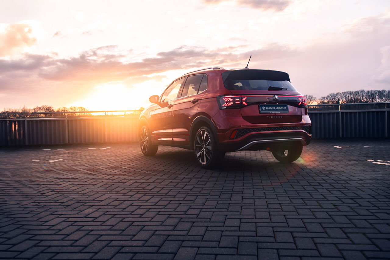 Volkswagen T-Cross achterkant bij Huiskes-Kokkeler