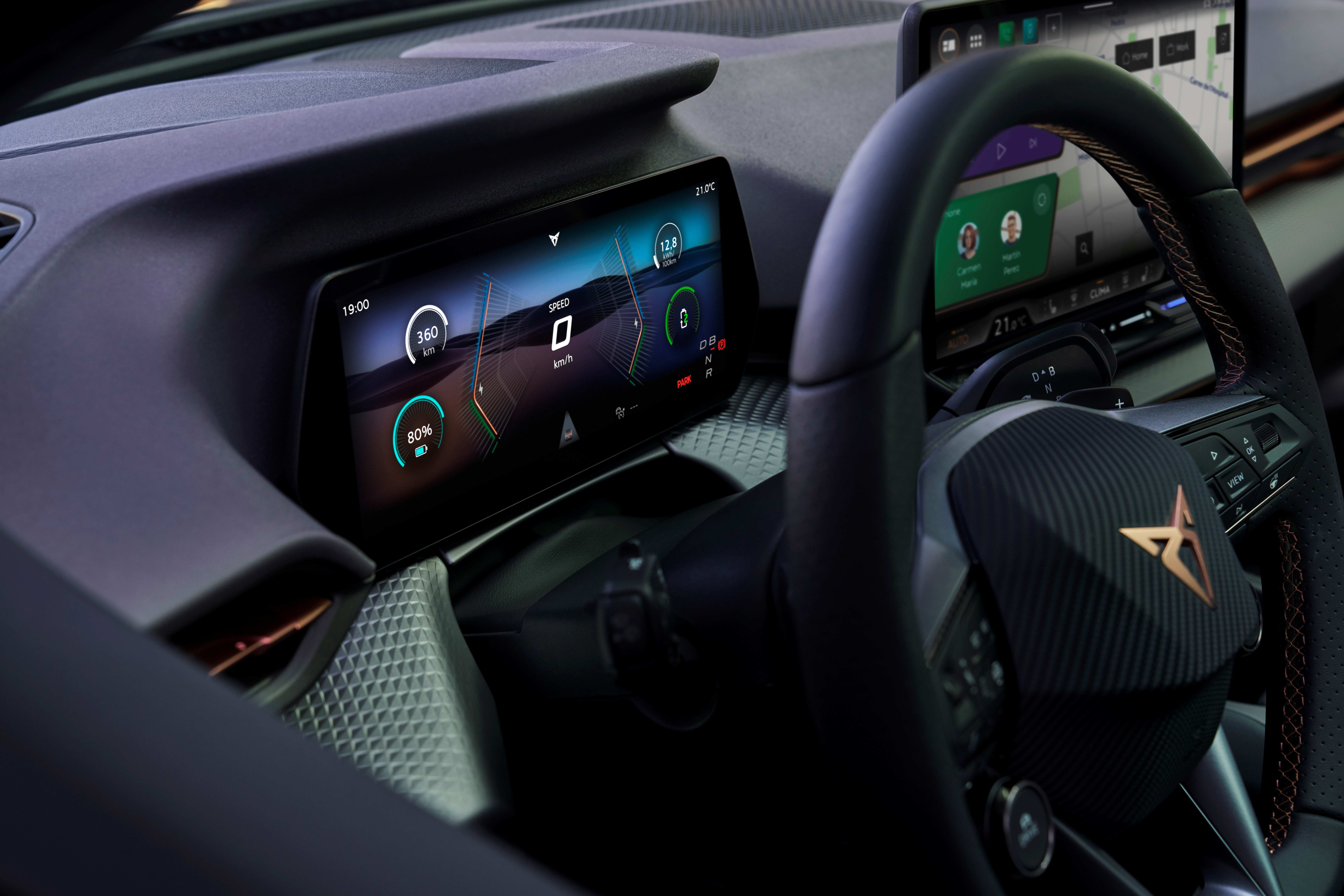 CUPRA Raval virtual cockpit