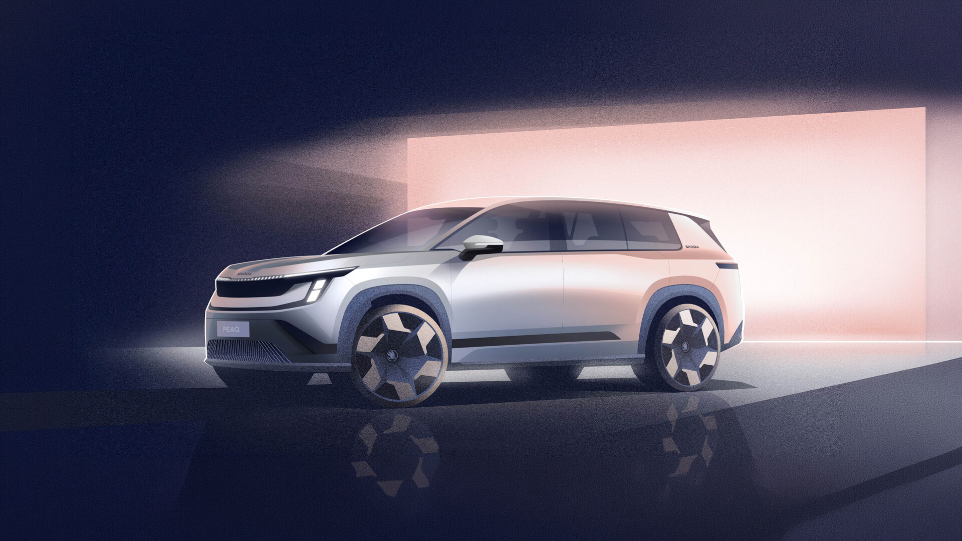 Skoda Peaq schets header