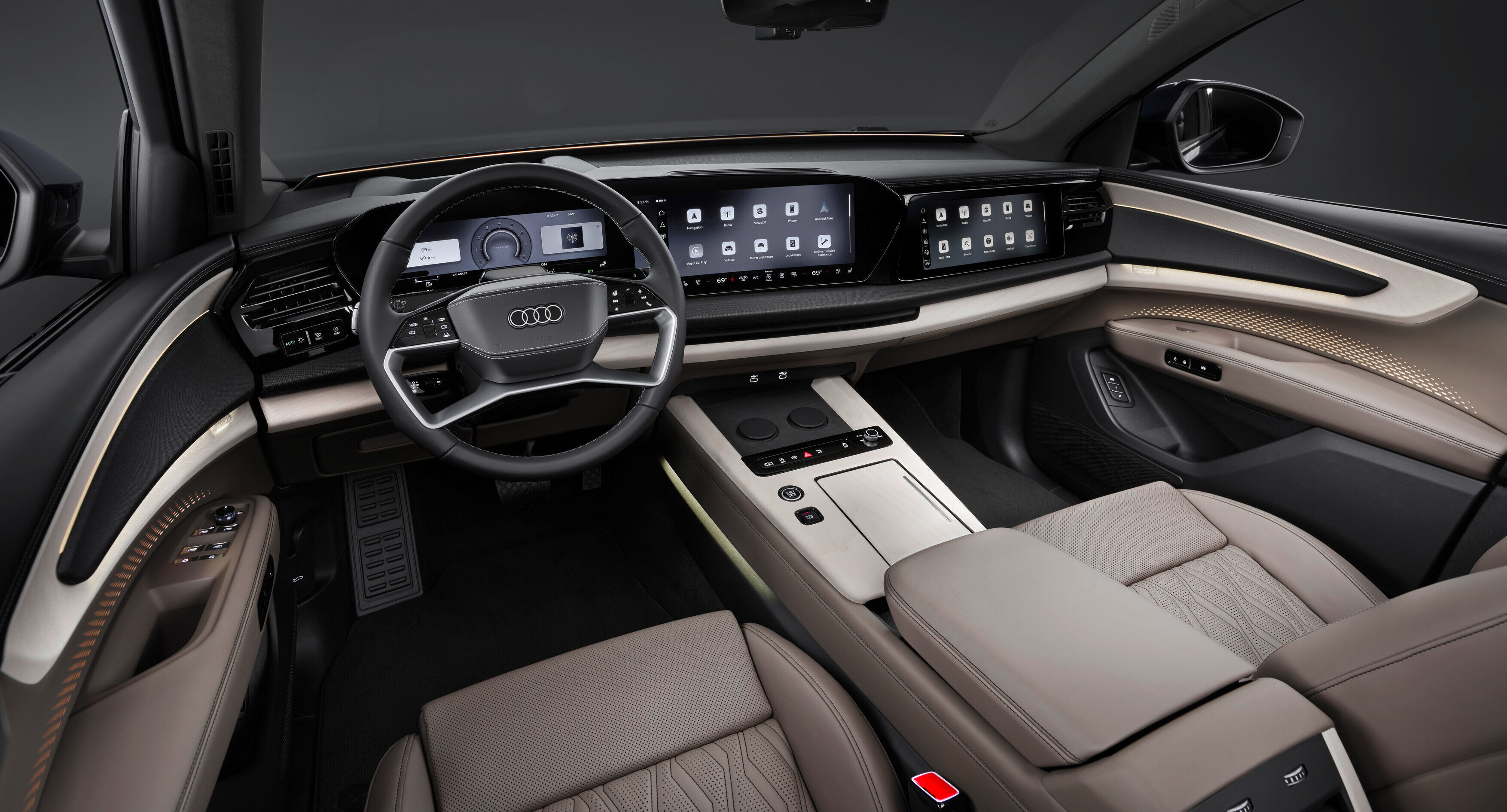 Audi Q9 e-hybrid interieur 