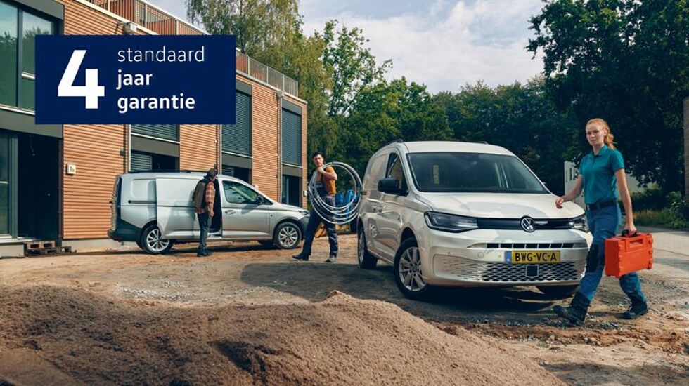 4 jaar garantie Caddy Cargo
