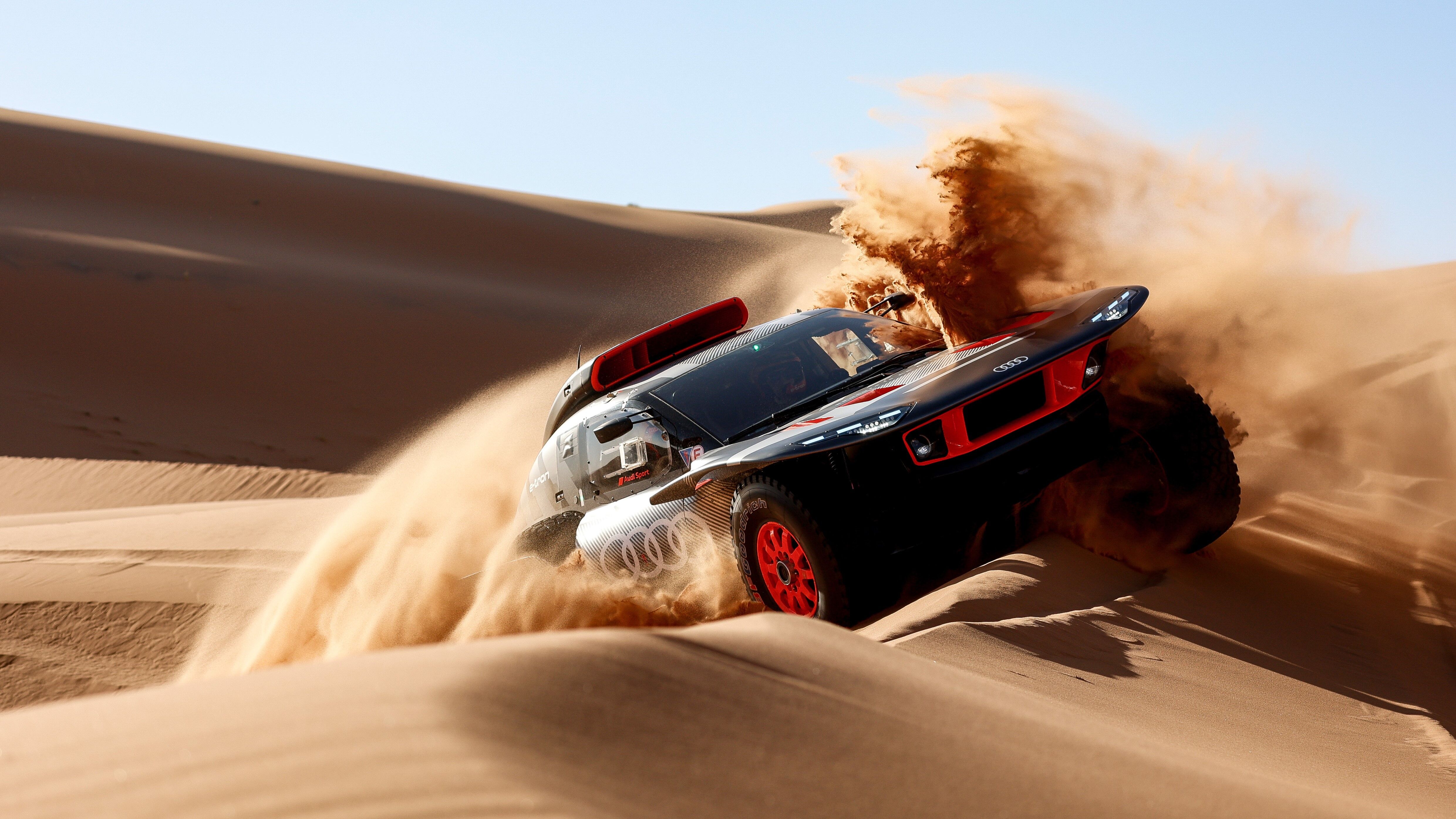 Audi RS Q e-tron heeft 60% minder CO2-emissies tijdens Dakar Rally 2023