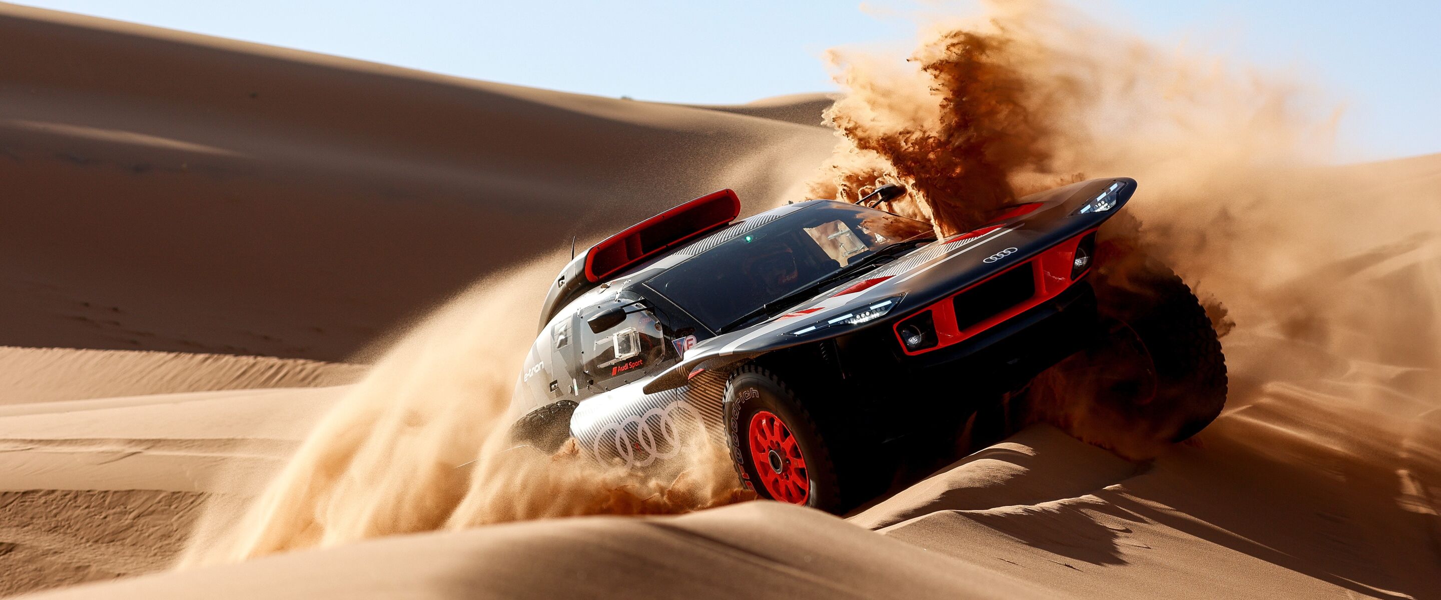 Audi RS Q e-tron heeft 60% minder CO2-emissies tijdens Dakar Rally 2023