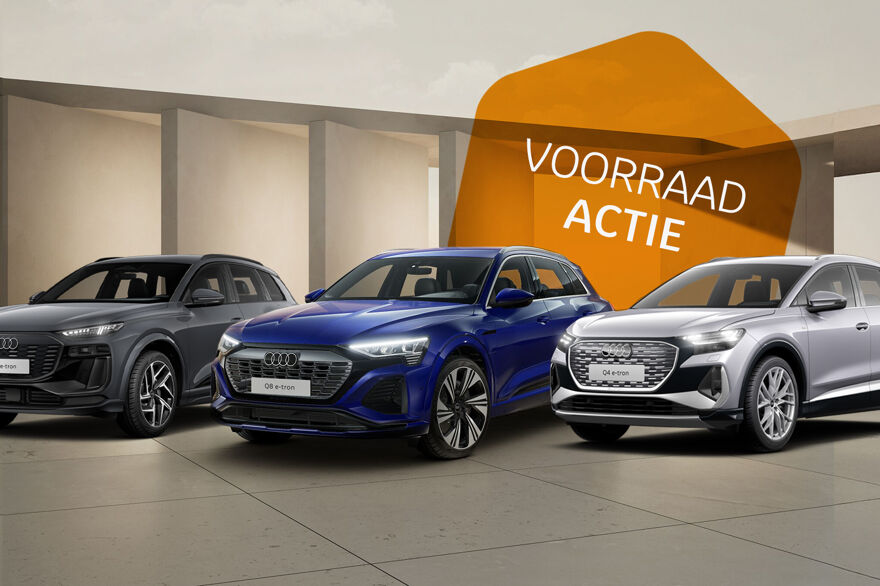 Audi e-tron actie