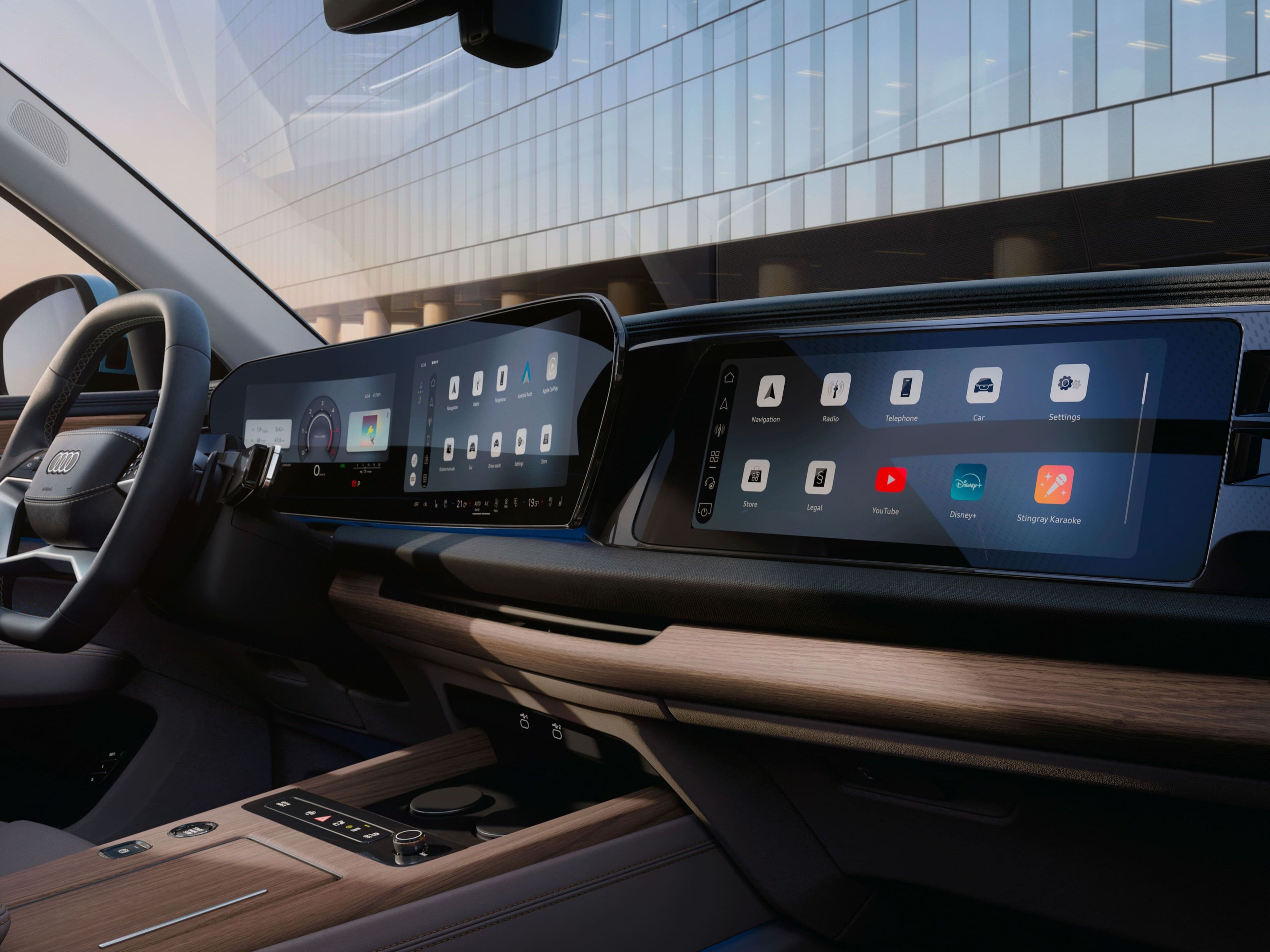 Audi Q7 MMI-panoramadisplay