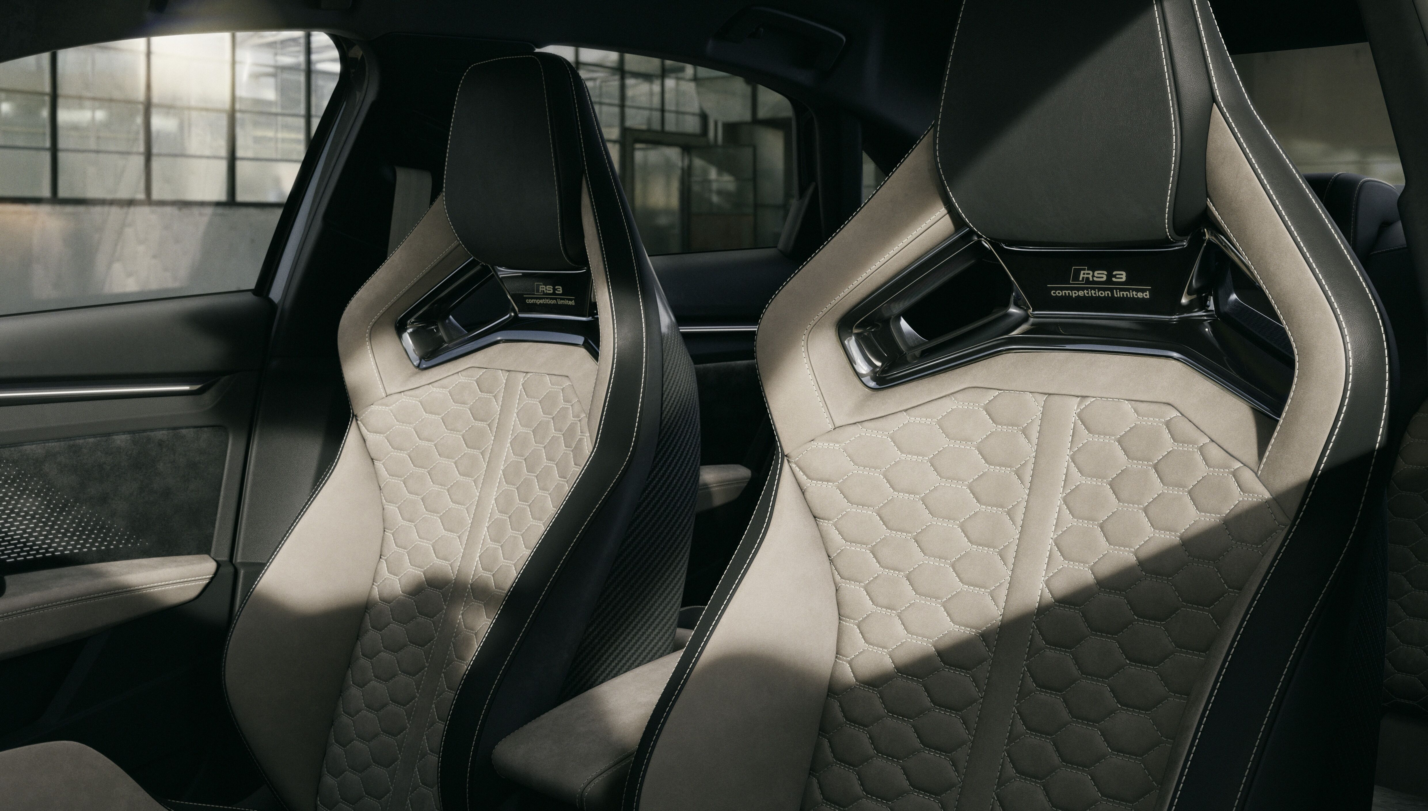 Audi RS 3 competition limited detailfoto interieur