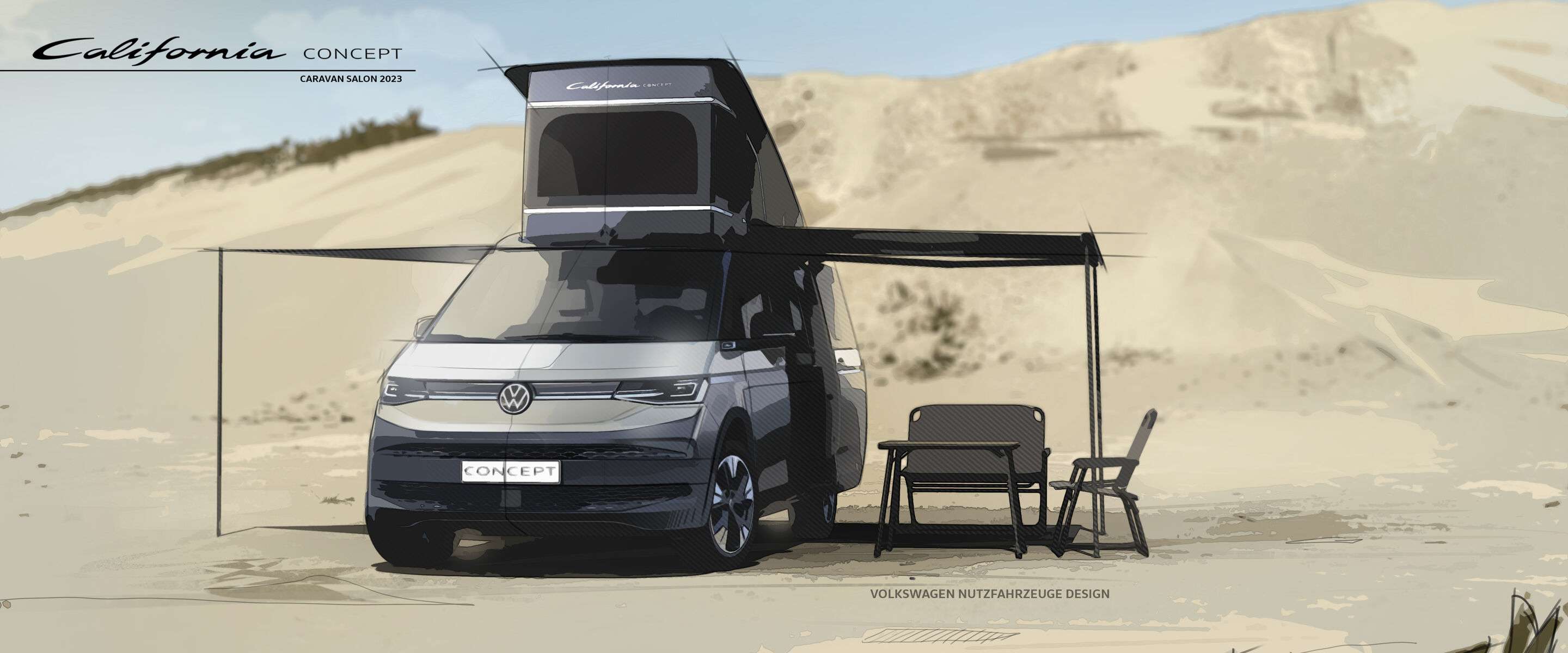 Volkswagen California CONCEPT onthuld op Caravan Salon