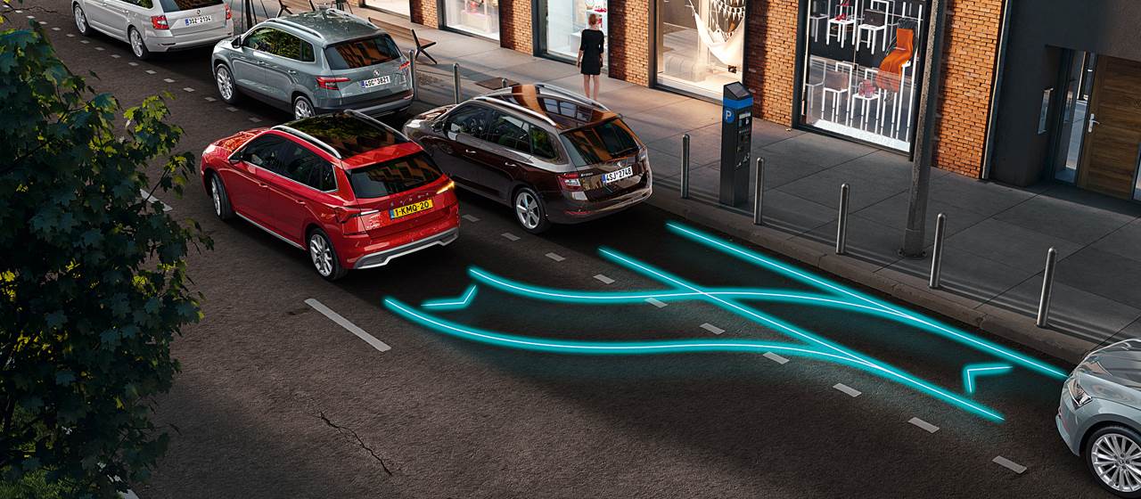 Škoda parkeer assistent