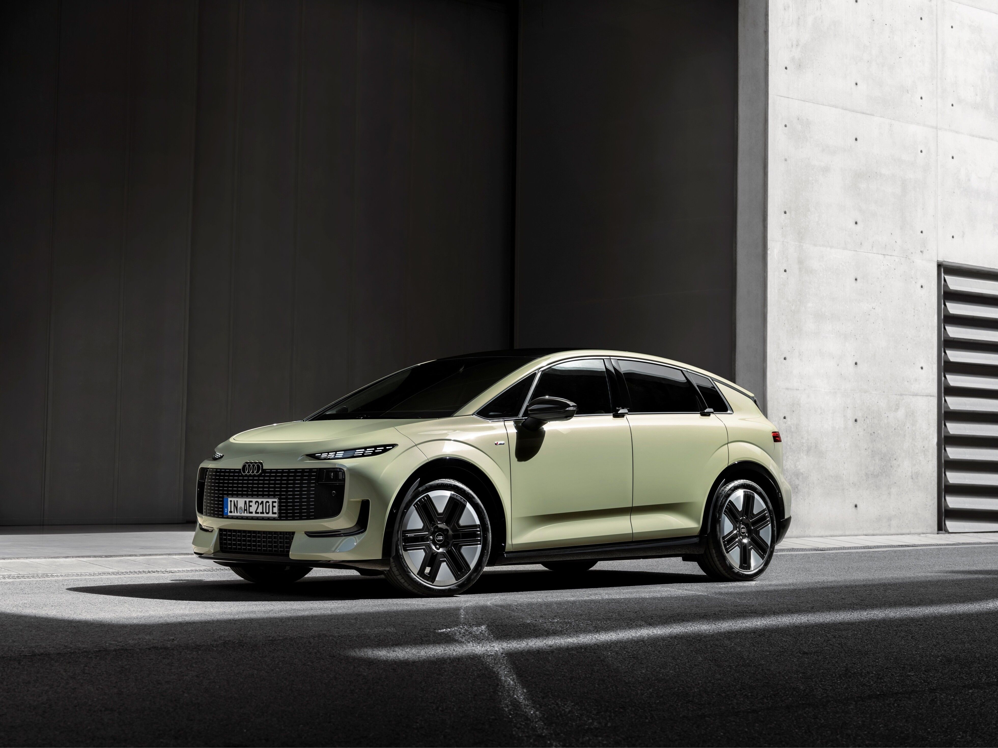 Vooraanzicht Audi A2 e-tron