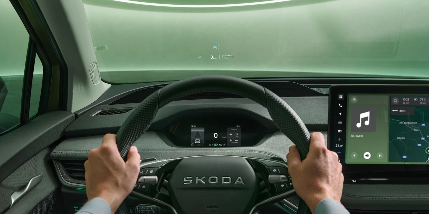 Skoda Enyaq digital cockpit