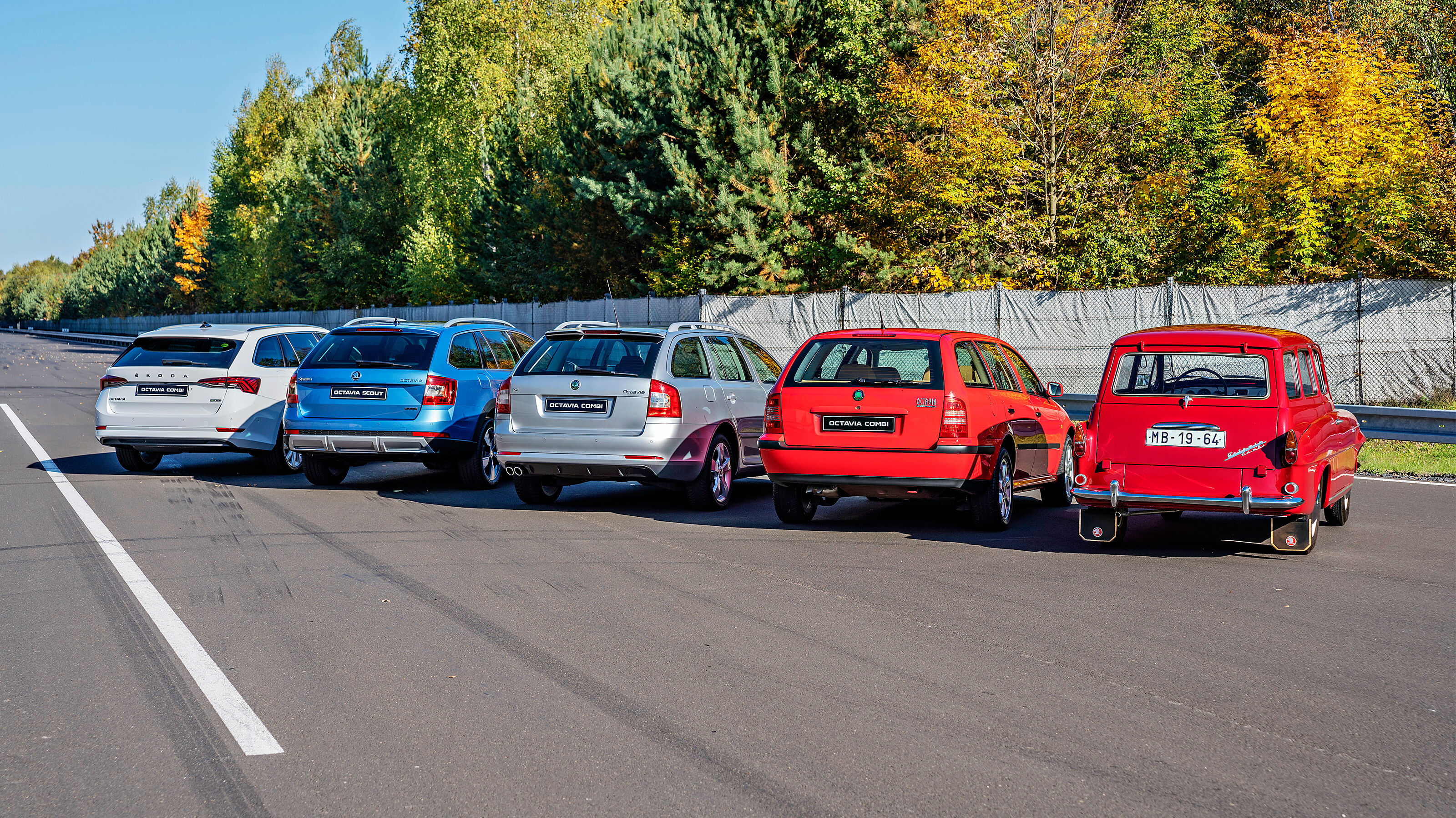 25 jaar Octavia Combi: de vier generaties als opvolger van de Spartak