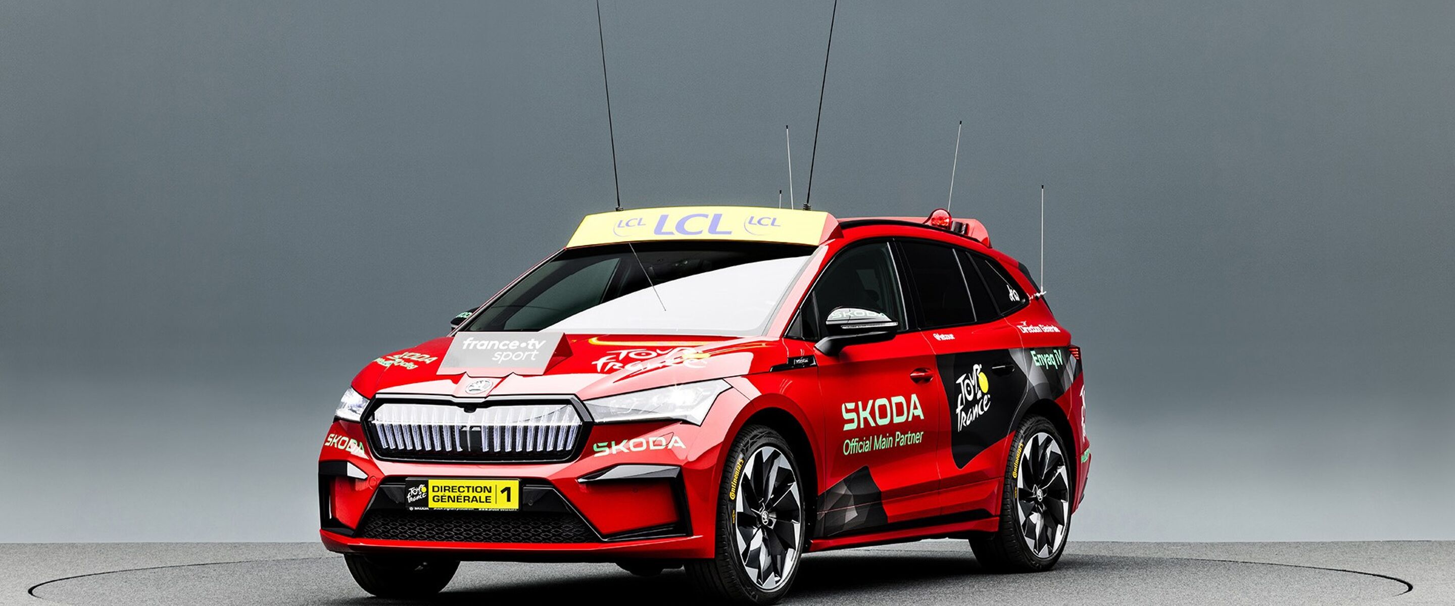 E-mobility is het thema bij het 20 jaar partnerschap van Škoda en Tour de France